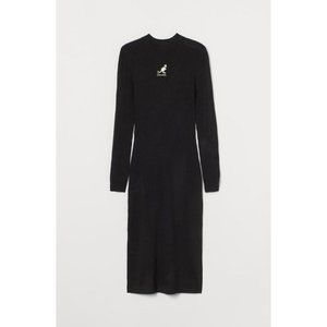 Kangol X H&M Womens L Black Long Sleeves Embroider